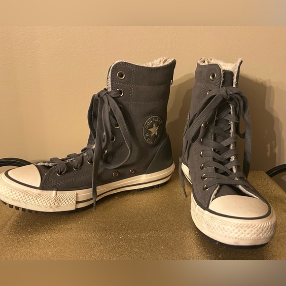 Converse Winterized High-Top Sneakers - Picture 2 of 10